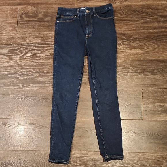 Good American High Rise Jeans - Dark Blue - Picture 5 of 11